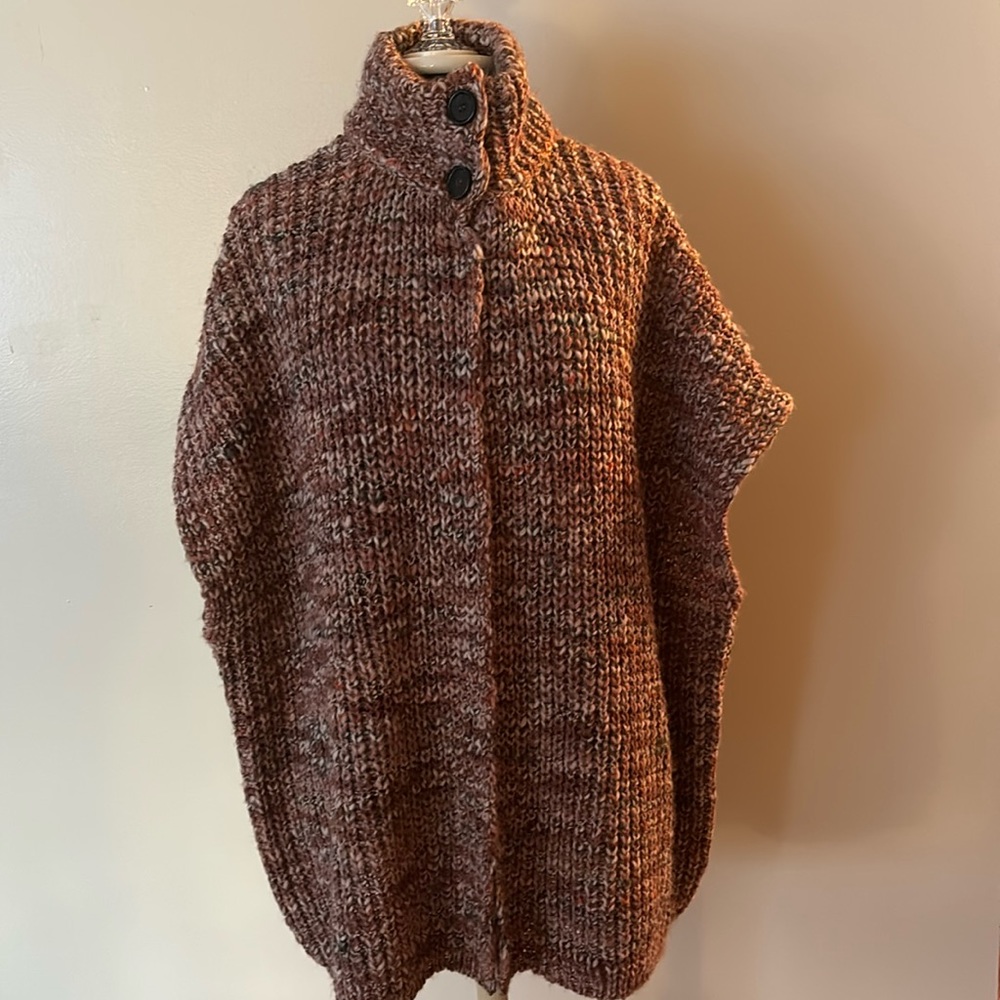 Elsamanda Italy Oversized Chunky Knit Vest One Size